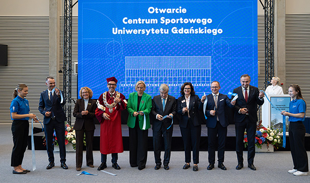 „Uniwersytet Gdański jest drużyną”. Inauguracja roku akademickiego w nowym Centrum Sportowym UG